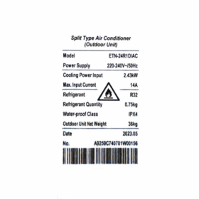 Split ELACTRON ETN-24R1AC-24000BTU – Image 5