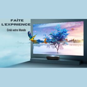 Téléviseur Hisense 100" 100L5 Smart Tv 4K -Vidaa (Laser Tv) – Image 3