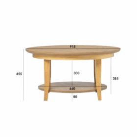 Table Basse Ronde JACOBY 102 - 133057 – Image 6