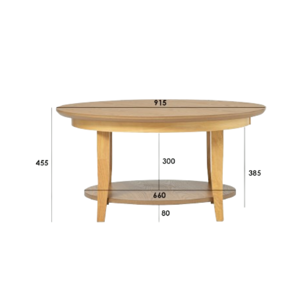 Table Basse Ronde JACOBY 102 - 133057 Table Basse Ronde JACOBY 102 - 133057