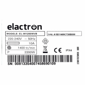 Machine à laver ELACTRON EL-W1200MVW-12KG-(Inverter) – Image 3