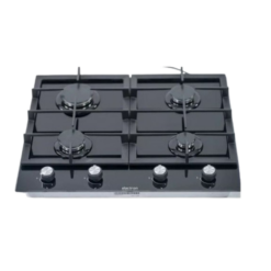 Plaque de cuisson encastrable à gaz-ELACTRON-BL005-60x60cm-4feux