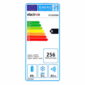 Réfrigérateur Combiné Congélation Bas ELACTRON El 152 CBDI-140L-3T – Image 5