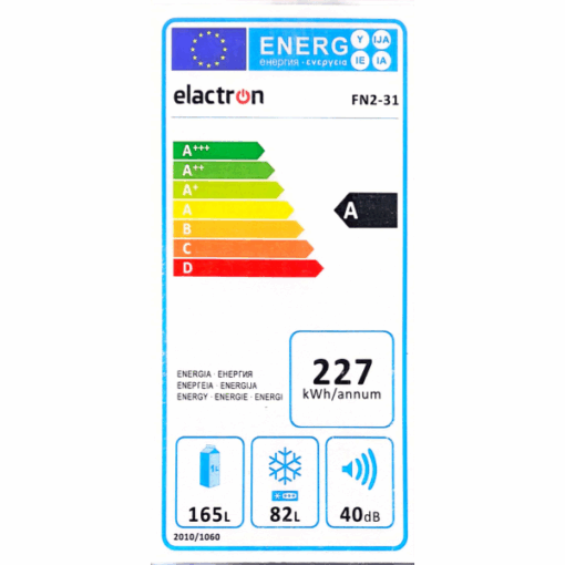 Réfrigérateur Combiné Congélation bas ELACTRON FN2-31D-247L (no frost) Réfrigérateur Combiné Congélation bas ELACTRON FN2-31D-247L (no frost)