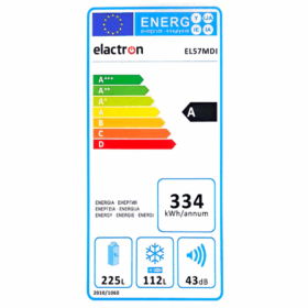 Réfrigérateur Combiné Congélation Bas ELACTRON EL-57 MDID 337L ( No frost) A – Image 7