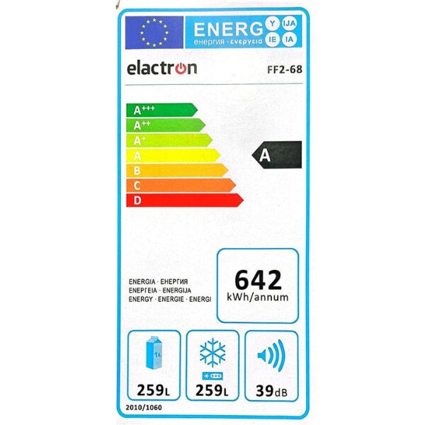 Réfrigérateur side-by-side ELACTRON FF2-68 -518L ( no frost) A+ Réfrigérateur side-by-side ELACTRON FF2-68 -518L ( no frost) A+