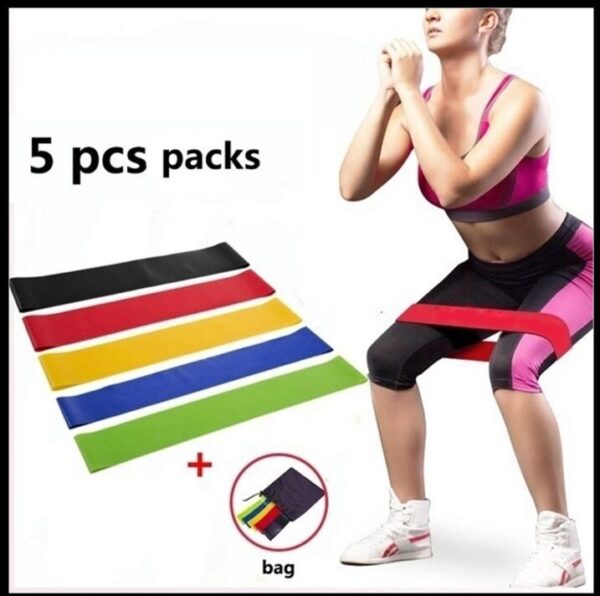 Bandes de Résistance Élastiques – Pack de 5 Bandes de Résistance Élastiques – Pack de 5
