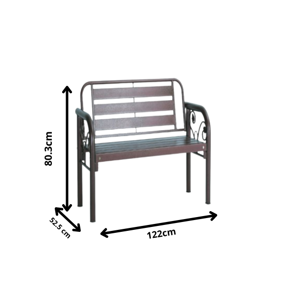 Chaise HAMIDA - 274003 - (2 Places) Chaise HAMIDA - 274003 - (2 Places)