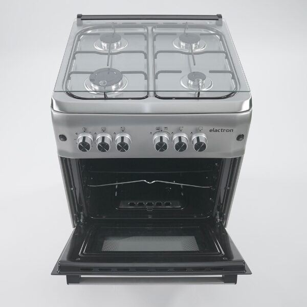 Cuisinière à gaz ELACTRON-EL- 6040 - 60x60- 4 feux(Full Option)