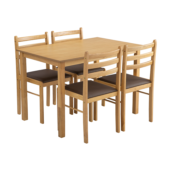 Ensemble Table à Manger Wald (1 table + 4 chaises) 140012 Ensemble Table à Manger Wald (1 table + 4 chaises) 140012