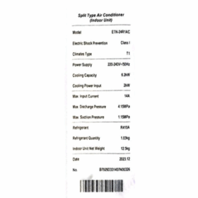 Split ELACTRON ETN-24R1AC-24000BTU – Image 6