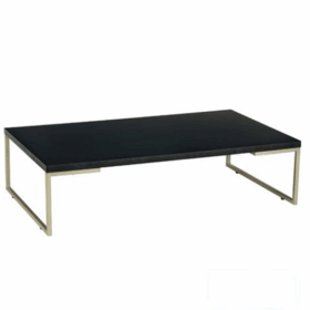 Table Basse rectangulaire MYRON 813/114 finition Noir - 1339049