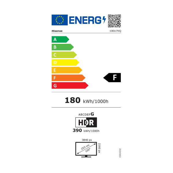 Téléviseur Hisense 100" 100U7K Smart Tv 4K -Vidaa (ULED-QUANTUM) Téléviseur Hisense 100" 100U7K Smart Tv 4K -Vidaa (ULED-QUANTUM)