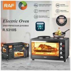 RAF Four à micro onde multifonctions avec avec 2 plaques chauffantes