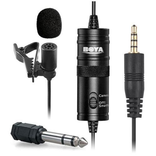 Microphone Cravate BOYA BY-M1 pour Smartphone, Caméra, PC – Son Omnidirectionnel – Noir Microphone Cravate BOYA BY-M1 pour Smartphone, Caméra, PC – Son Omnidirectionnel – Noir
