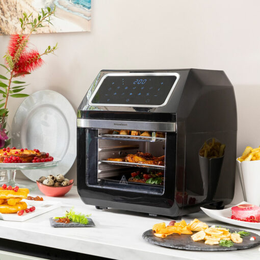 Friteuse à Air Noir 1800 W 12 L Acier inoxydable (Reconditionné B) Friteuse à Air Noir 1800 W 12 L Acier inoxydable (Reconditionné B)