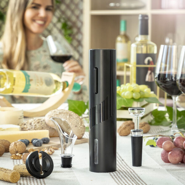 Tire-bouchon Électrique avec Accessoires pour le Vin Corking Tire-bouchon Électrique avec Accessoires pour le Vin Corking