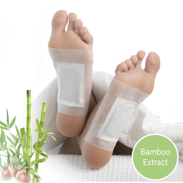 Patchs Détoxifiants pour les pieds Bamboo 10 Unités Patchs Détoxifiants pour les pieds Bamboo 10 Unités
