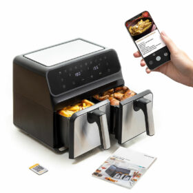 Friteuse à Air Noir 3400 W 8 L Acier inoxydable (Reconditionné A)