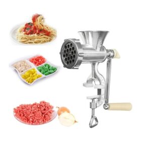 Hachoir Manuel Multifonctions en Acier Inoxydable – Viande & Poisson