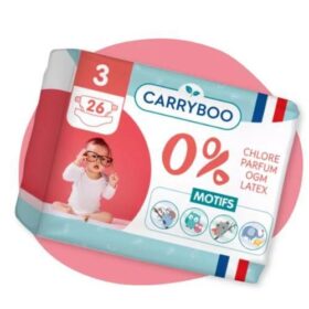 Carryboo – Pack de 26 Couches Taille 3 (4-9 kg)