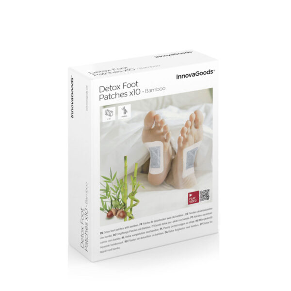 Patchs Détoxifiants pour les pieds Bamboo 10 Unités Patchs Détoxifiants pour les pieds Bamboo 10 Unités