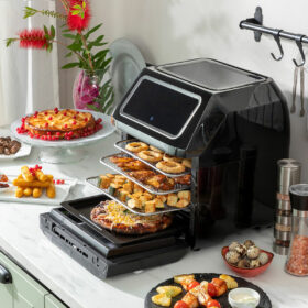 Friteuse à Air Noir 1800 W 12 L Acier inoxydable (Reconditionné B) – Image 8