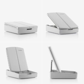 Miroir LED Pliable avec Organisateur de Maquillage 3-en-1 Panomir – Image 6