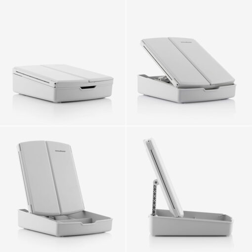 Miroir LED Pliable avec Organisateur de Maquillage 3-en-1 Panomir Miroir LED Pliable avec Organisateur de Maquillage 3-en-1 Panomir
