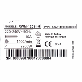 Machine à laver Roch RWM-120SI-12KG – Image 3