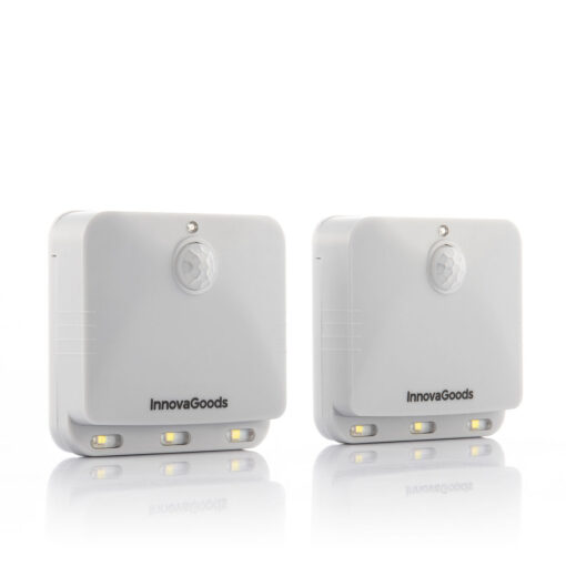 Lampe LED avec Capteur de Mouvement Lumtoo InnovaGoods 2 Unités Lampe LED avec Capteur de Mouvement Lumtoo InnovaGoods 2 Unités