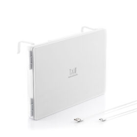 Miroir de maquillage éclairé Miroir de salle de bain avec design pliant et vue – Image 6