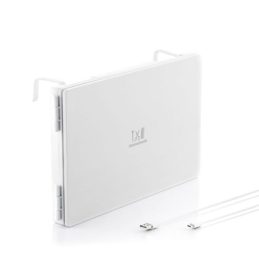Miroir de maquillage éclairé Miroir de salle de bain avec design pliant et vue Miroir de maquillage éclairé Miroir de salle de bain avec design pliant et vue