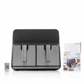 Friteuse à Air Noir 3400 W 8 L Acier inoxydable (Reconditionné A) – Image 3