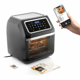 Friteuse à Air Noir 1800 W 12 L Acier inoxydable (Reconditionné B) – Image 6
