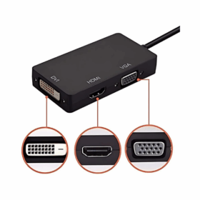 Mini convertisseur DisplayPort mini vers HDMI+VGA+DVI RS-MINIDP3IN1 – Image 2