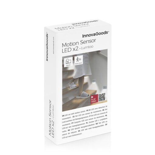Lampe LED avec Capteur de Mouvement Lumtoo InnovaGoods 2 Unités Lampe LED avec Capteur de Mouvement Lumtoo InnovaGoods 2 Unités