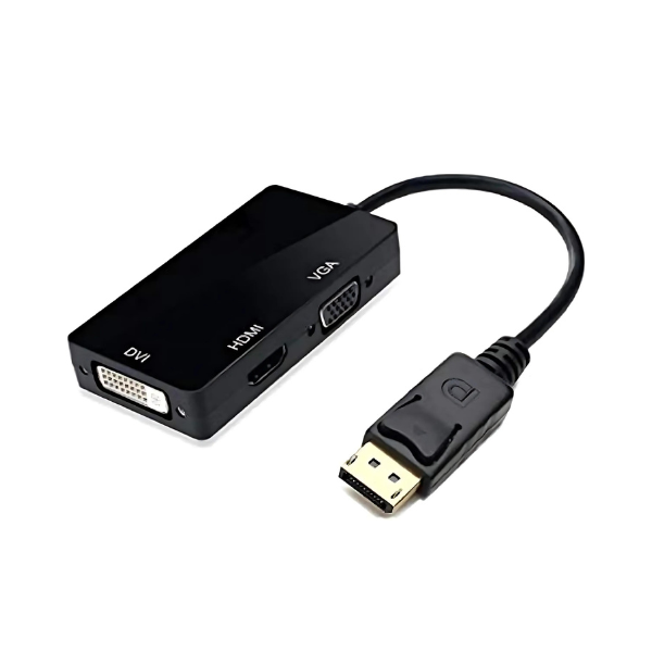 Mini convertisseur DisplayPort mini vers HDMI+VGA+DVI RS-MINIDP3IN1 Mini convertisseur DisplayPort mini vers HDMI+VGA+DVI RS-MINIDP3IN1