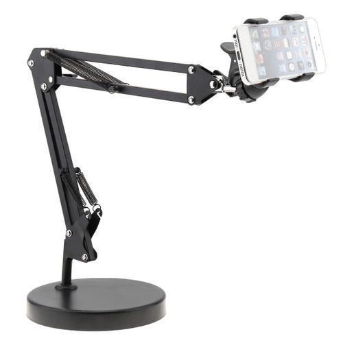 Support Multifonctionnel Noir – Stent Vocal Pratique pour Téléphone, Micro ou Tablette Support Multifonctionnel Noir – Stent Vocal Pratique pour Téléphone, Micro ou Tablette