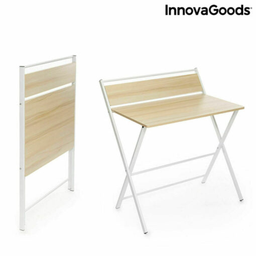 Bureau Pliable avec Étagère Tablezy Bois (Reconditionné B) Bureau Pliable avec Étagère Tablezy Bois (Reconditionné B)