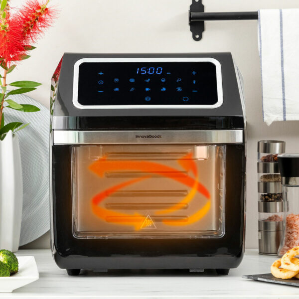 Friteuse à Air Noir 1800 W 12 L Acier inoxydable (Reconditionné B)