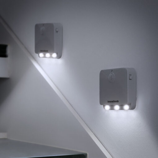 Lampe LED avec Capteur de Mouvement Lumtoo InnovaGoods 2 Unités Lampe LED avec Capteur de Mouvement Lumtoo InnovaGoods 2 Unités