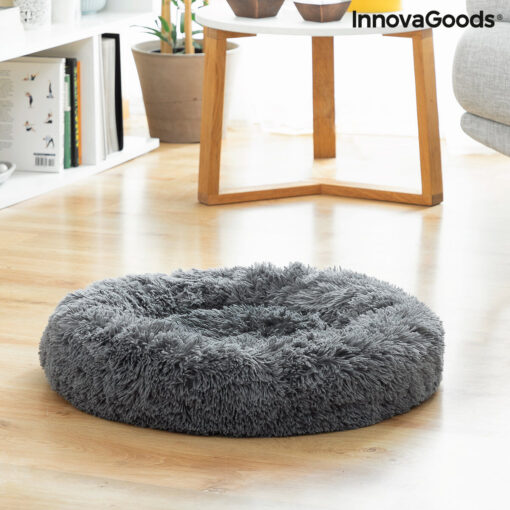 Lit pour Animaux de Compagnie Antistress Bepess InnovaGoods Ø 60 cm Lit pour Animaux de Compagnie Antistress Bepess InnovaGoods Ø 60 cm