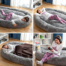 Lit de Chien pour Humains | Human Dog Bed XXL Grey – Image 17
