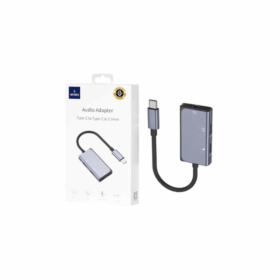 Adaptateur audio WiWU LT02 Pro Type-C vers Type-C + 3,5 mm – Image 2