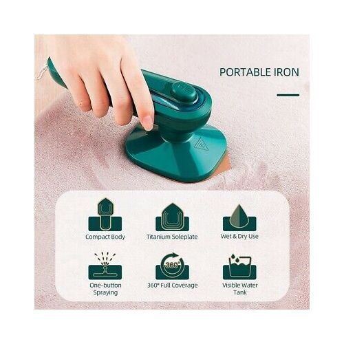 Mini Fer à Vapeur Portatif 30W – Compact et Léger – Idéal pour les Voyages Mini Fer à Vapeur Portatif 30W – Compact et Léger – Idéal pour les Voyages