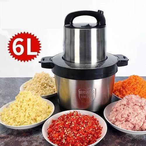 Hachoir à Viande Électrique 6L – Acier Inoxydable – Fonction Saucisse & Multifonction Hachoir à Viande Électrique 6L – Acier Inoxydable – Fonction Saucisse & Multifonction