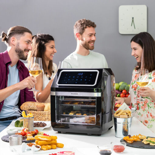 Friteuse à Air Noir 1800 W 12 L Acier inoxydable (Reconditionné B) Friteuse à Air Noir 1800 W 12 L Acier inoxydable (Reconditionné B)
