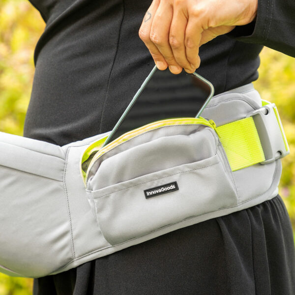 Ceinture Porte-Bébé Évolutive avec Poches Seccaby