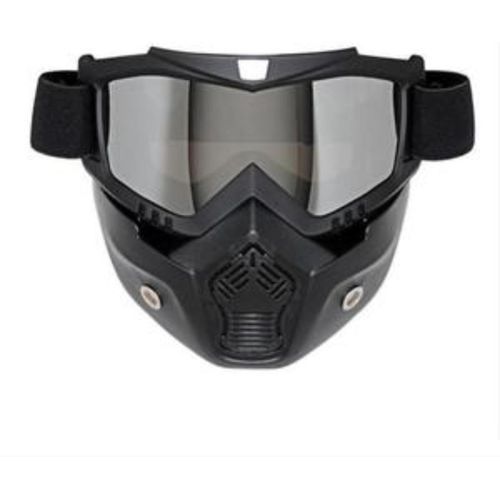 Masque Moto Ultra Phantom – Respirant avec Lunettes Amovibles – Noir Masque Moto Ultra Phantom – Respirant avec Lunettes Amovibles – Noir